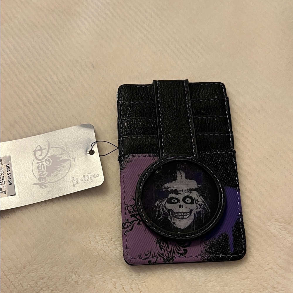 Disney Black and Purple The Haunted mansion Card Holder